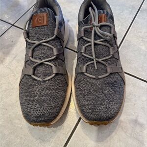 Men's Cole Haan Grey Knit Casual Sneakers - Lightweight Comfort like new